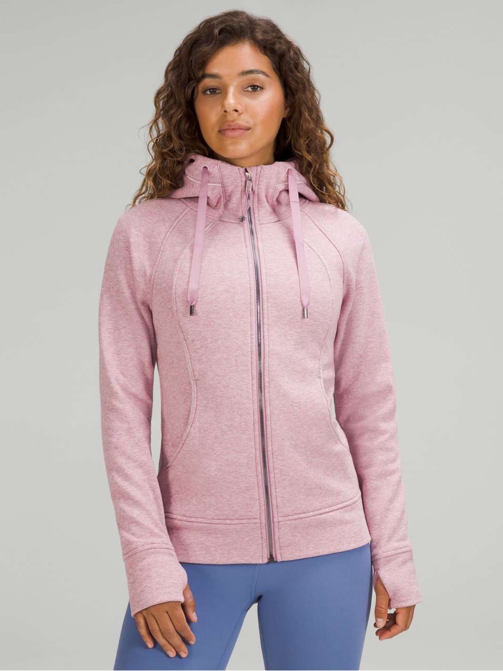Lululemon Scuba Hoodie *Plush Limited Edition in Heathered Pink Taupe